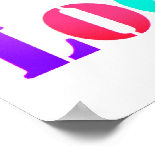 Aangepaste zakelijke promotie voor Logo Poster (Hoek)