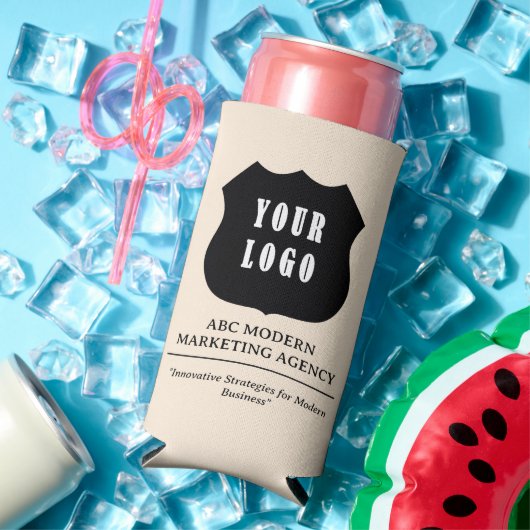 Aangepaste zakelijke promotie voor Logo Seltzer Blikjeskoeler (Insitu Zomer)