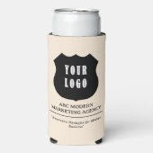 Aangepaste zakelijke promotie voor Logo Seltzer Blikjeskoeler (Seltzer Voorkant)