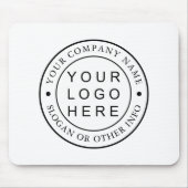 Aangepaste zakelijke promotie voor Logo van bedrij Muismat (Voorkant)