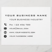 Aangepaste zakelijke promotiebrochure voor uw bedr flyer (Voorkant)