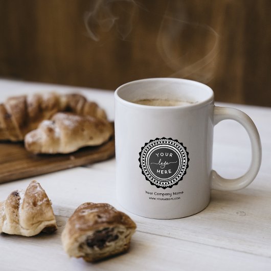 Aangepaste zakelijke promotionele Logo Two-Tone Co Mok