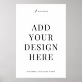 Aangepaste zakelijke promotionele Poster afdrukken (Voorkant)