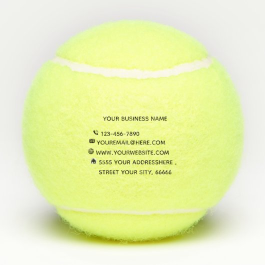 Aangepaste zakelijke promotionele tennisballen Sja (Achterkant)