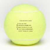 Aangepaste zakelijke promotionele tennisballen Sja (Voorkant)