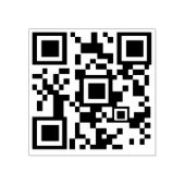 Aangepaste Zakelijke QR Code Personaliseer werk Ru Rubberstempel (Afrduk)