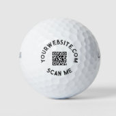 Aangepaste zakelijke QR-code voor speciale acties Golfballen (Voorkant)