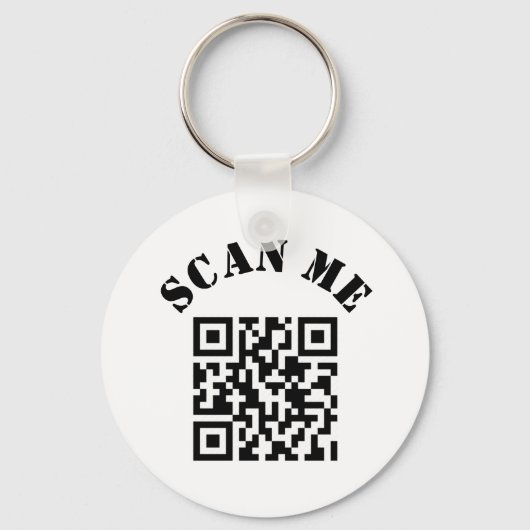 Aangepaste zakelijke QR-code voor speciale acties Sleutelhanger (Voorkant)
