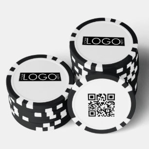 Aangepaste zakelijke rechthoekige logo promotionel poker chips