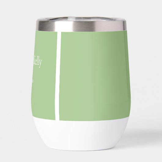 Aangepaste zakelijke regels voor groene en witte l (Achterkant)