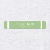 Aangepaste zakelijke regels voor groene en witte l labels (Design 1)