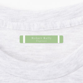 Aangepaste zakelijke regels voor groene en witte l labels