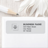 Aangepaste Zakelijke Retouradres Logo Label Stijl (Insitu)