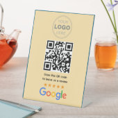 Aangepaste Zakelijke Review QR Code Logo Reclamebord Met Voetstuk (Insitu)