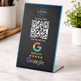 Aangepaste Zakelijke Review QR Code Logo Reclamebord Met Voetstuk