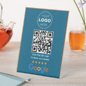 Aangepaste Zakelijke Review QR Code Logo Reclamebord Met Voetstuk (Insitu)