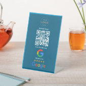 Aangepaste Zakelijke Review QR Code Logo Reclamebord Met Voetstuk (Insitu)