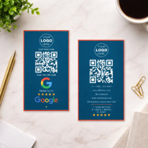 Aangepaste Zakelijke Review QR Code Logo