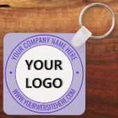 Aangepaste zakelijke Sleutelhanger voor Logo en te (Achterkant)
