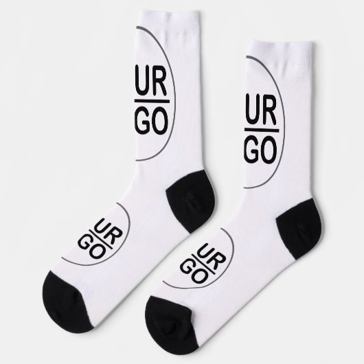 Aangepaste zakelijke sokken voor logo (Links)