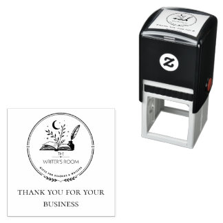 Aangepaste Zakelijke Stempel Bedankt Logo Vierkant