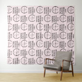 Aangepaste zakelijke Step and Repeat Logo Achtergr Wandkleed (In Situ (horizontaal))