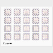 Aangepaste zakelijke sticker voor handgemaakte lav (Vel)