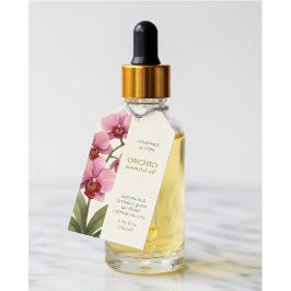 Aangepaste Zakelijke Tag voor Orchidee Etherische  Cadeaulabel