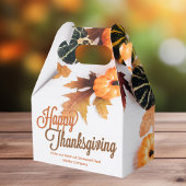 Aangepaste zakelijke Thanksgiving — Mooie Herfst l Bedankdoosjes