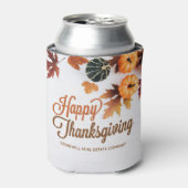 Aangepaste zakelijke Thanksgiving — mooie pompoen Blikjeskoeler (Blikje Voorkant)