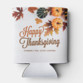 Aangepaste zakelijke Thanksgiving — mooie pompoen Blikjeskoeler (Achterkant)