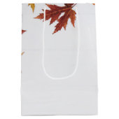 Aangepaste zakelijke Thanksgiving — mooie pompoen Medium Cadeauzakje (Achterkant)