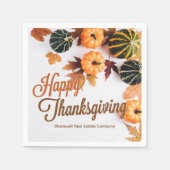 Aangepaste zakelijke Thanksgiving: prachtige Herfs Servet (Voorkant)