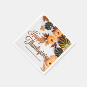 Aangepaste zakelijke Thanksgiving: prachtige Herfs Servet (Hoek)