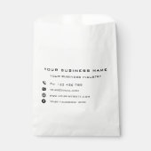 Aangepaste zakelijke voordelige service voor het b bedankzakje (Voorkant)