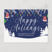 Aangepaste zakelijke vrolijke feestdagen Festive B (Voorkant)
