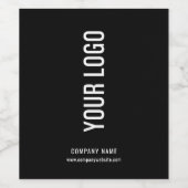 Aangepaste zakelijke wijnflesetiketten met Logo Wijn Etiket (Enkel label)