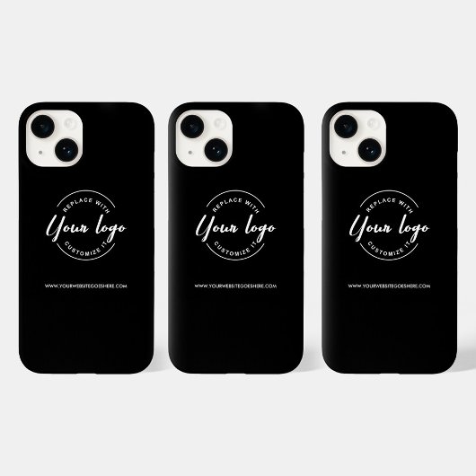 Aangepaste zakelijke witte Logo-website Case-Mate iPhone Case
