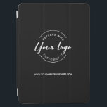 Aangepaste zakelijke witte Logo-website iPad Air Cover<br><div class="desc">Verhoog de merkaanwezigheid van uw bedrijf met de Custom Business White Logo Website Black ipad Case. Deze gepersonaliseerde iPad case combineert naadloos de praktische en professionele esthetiek, waardoor het een essentieel accessoire is voor zowel u als uw team. De hoesje is voorzien van een strak en tijdloos design met uw...</div>