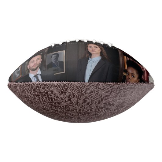 Aangepaste zakelijke zakelijke Logo Aangepaste per American Football (Gedraaid 90)