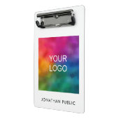 Aangepaste zakelijke zakelijke Logo Tekst toevoege Mini Klembord (Angled2)