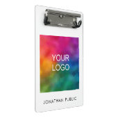 Aangepaste zakelijke zakelijke Logo Tekst toevoege Mini Klembord (Schuin)