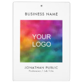 Aangepaste zakelijke zakelijke Logo van bedrijven Klembord (Achterkant)