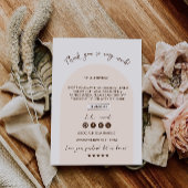 Aangepaste zaken Bedankt Opmerking