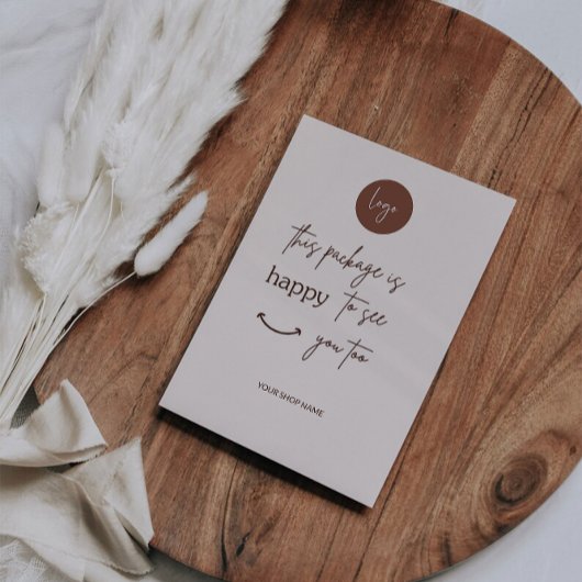 Aangepaste zaken Bedankt Opmerking