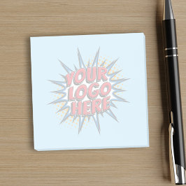 Aangepaste zaken - Watermerk Logo Blue Post-it® Notes