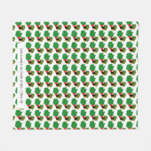 Aangepaste ZAMBIAANSE VLAG Fleece Deken (Voorkant (Horizontaal))