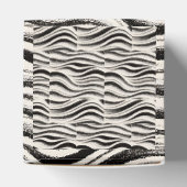 Aangepaste zebra favor box – gepersonaliseerde fee bedankdoosjes (Bovenkant)