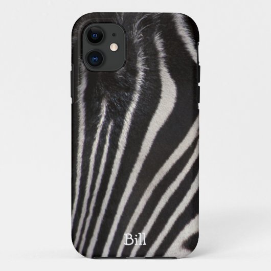 Aangepaste Zebra iPhone-draagtas - Mobiele telefoo Case-Mate iPhone Case (Achterkant)