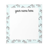 Aangepaste Zebra-laptop Notitieblok (Voorkant)